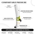 thumbnail image 3 of Bixox Hunting Frog Print Compression Socks,Compression Socks Women & Men Circulation for Medical,Running,Athletic, 3 of 7
