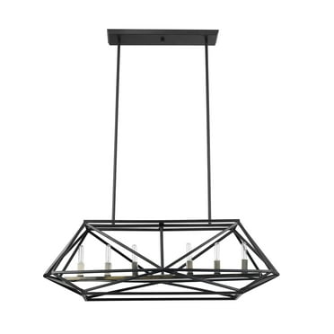 Nando Matte Black 5 Light Linear Chandelier With Clear Glass Jar Shades Com Nando Matte Black 5 Light Linear, Nando 5 Light Matte Black Chandelier With Clear Glass Jar Shade