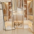 thumbnail image 6 of Mydepot 21" x 64" Mirror Full Length, Body Wall Mirrors with Shatter-Proof Glass, Floor Standing Hanging Leaning, Large Tall Mirror with Aluminum Alloy Frame for Bedroom Cloakroom, Black, 6 of 9