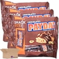 thumbnail image 3 of (2 pack) Payday Snack Size Chocolate Covered Peanut Caramel Bar Value Pack   9.12 Ounce Bag | Pack of 3, 3 of 7