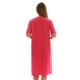thumbnail image 3 of Just Love Short Sleeve Nightgown Oversized Screen Print Sleep Dress for Women (Fuchsia - This Girl Loves Jesus, 2X Plus), 3 of 3