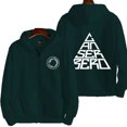 thumbnail image 3 of Canserbero-Sudadera con capucha y cremallera para hombre y mujer, chaqueta de gran tamaño, moda urbana Y2K, abrigo para pareja, primavera y otoño, novedad de 2024, 3 of 5