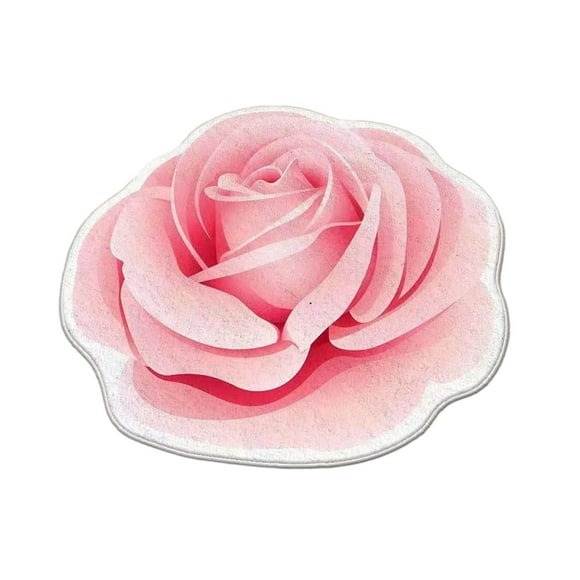 Japceit Tapis pour Salon Tapis pour Salon Uni en Forme de Fleur Entretien Facile Tapis de Salon Grande Surface Lavable Tapis de Chambre Lavable Tapis Absorbant pour la Maison Tapis de Salon