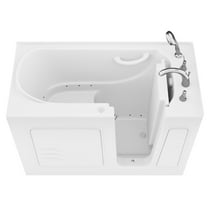 Avano B2653ra Architect Series 52-3/4" Gel Coated Air Bathtub For Alcove Installations -