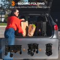 thumbnail image 2 of Carro utilitario plegable Navatiee 83 x 46 x 53 cm, capacidad de 45 kg, 2 of 7