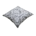 thumbnail image 3 of TreeWool (Pack of 2) Damask Accent Decorative Cotton Throw Pillow Covers (18 x 18 Inches, Graphite Gray), 3 of 6