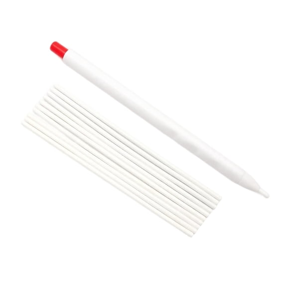 Heat Erasable Tailors Chalk Pen with Refill, No Sharpen Fabric Marker for Sewing