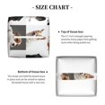 thumbnail image 5 of Xecao dogs pets collage Print Box Cover Holder, Square by Xecao - Leather Decorative Organizer for Tabletop, Bathroom, Car, Office, 5 of 7