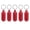 Red, variant on 5Pcs Plastic Floating Keychain Set Floats Key Chain for Water Sports Boating Swimming Beach Outings Fishing Surfing Accessories, Orange Color