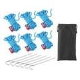 thumbnail image 1 of Juego de cuerdas reflectantes para tienda de campaña Guyline con tensor de 2 agujeros para tienda de campaña, lona, senderismo Azul Zulema Cuerda para tienda de campaña, 1 of 8