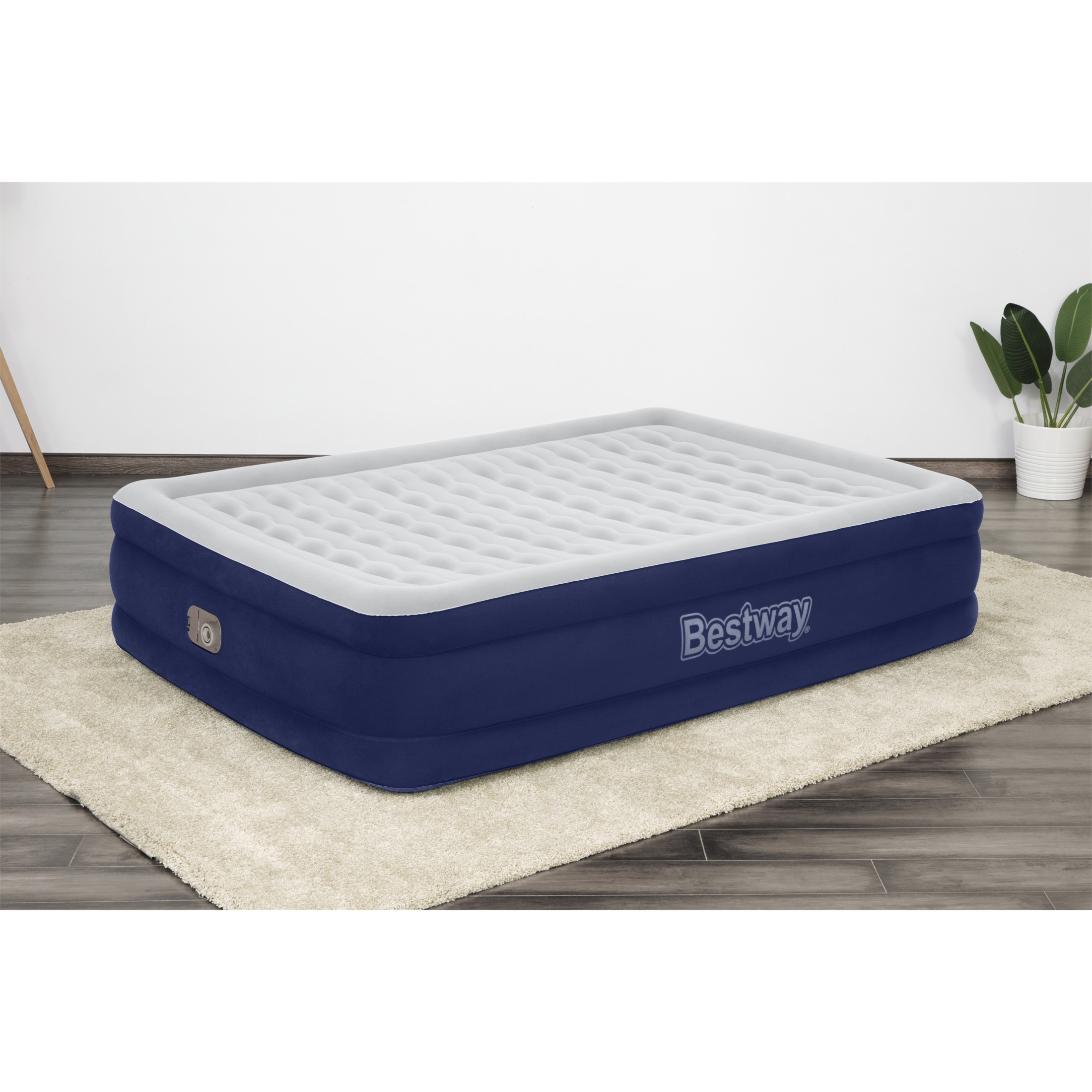 Bestway Tritech Air Mattress Full 15" with Built-in AC Pump Included