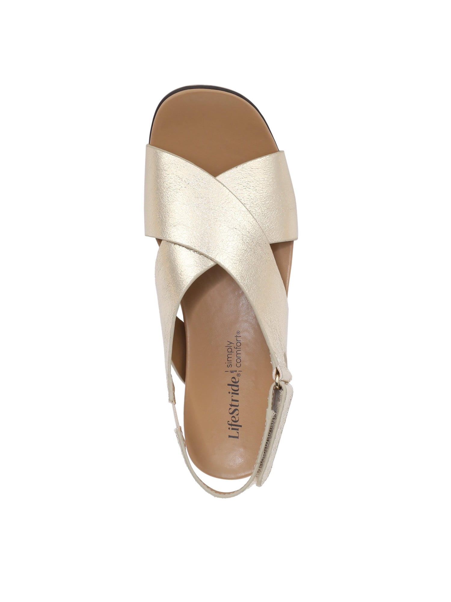 Lifestride Women's Geraldine Crossband Comfort Sandals