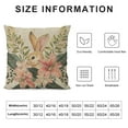 thumbnail image 6 of Nawypu Easter Bunny Lumbar Pillow Covers Plain Easter Decorative Throw Pillows Easter Cross Cushion Cases for Couch Sofa Livingroom Bedroom 2pc, 6 of 6