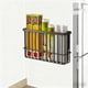 thumbnail image 4 of Magnetic Steel Storage Basket Organizer Rack for Refrigerator Laundry Room Kitchen Office 2-Pack, 4 of 6