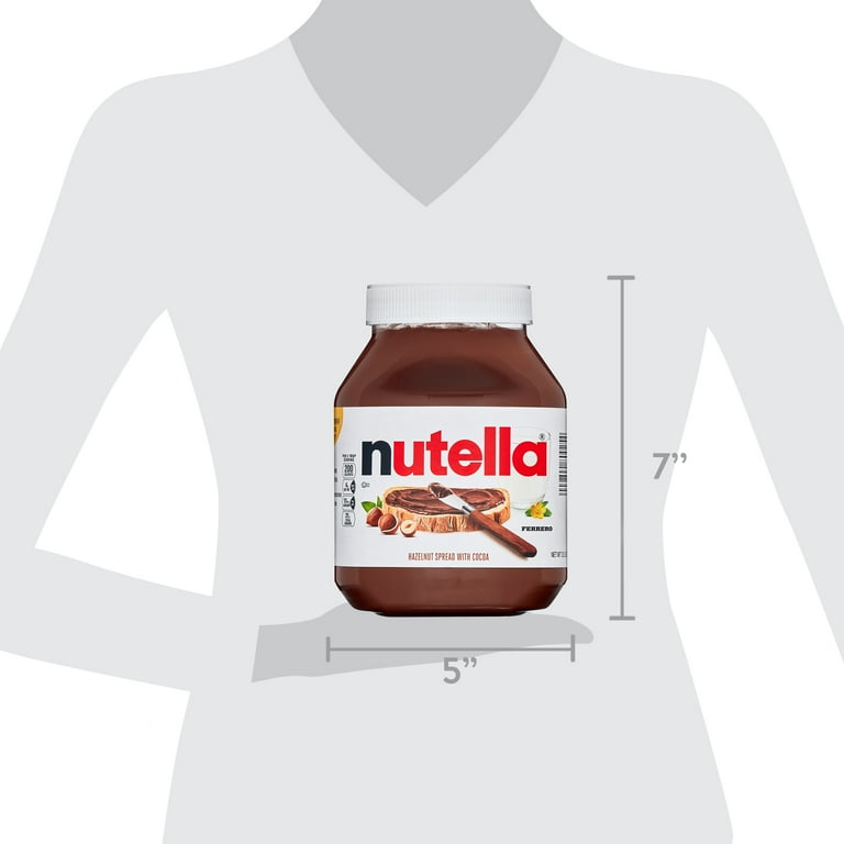 Nutella Hazelnut Spread with Cocoa for Breakfast, 33.5 oz Jar 