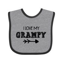 Inktastic I Love My Grampy with Arrow Boys or Girls Baby Bib
