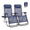 Blue, variant on LIANGKA Zero Gravity Lounge Chair Folding Recliner with Pillow & Cup Holder for Patio Pool Beach