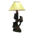 thumbnail image 5 of Ebros Whimsical 3 Adventurous Black Bear Cubs Climbing Stunted Tree Table Lamp, 5 of 9