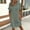 Green, variant on Women's Button Down Shirt Dress Casual Short Sleeve Summer Tunic Dress with Pockets Loose Fit Beach Cover Up