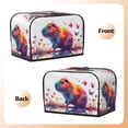 thumbnail image 3 of Sikiie Watercolor Butterfly Guinea Pig Toaster Covers 2 Slice Dustproof Toaster Cover Bread Machine Cover, Dustproof Cover - 11.4" x 7.5" x 7.9", 3 of 7