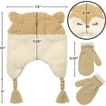 thumbnail image 5 of Addie & Tate Boys Winter Hat and Gloves Set, 2-4 Years, Toddler Winter Beanie and Mittens, Baby Hats and Mittens in Owl Design, 5 of 5