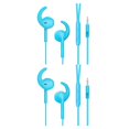 thumbnail image 1 of Injueey Auriculares estéreo con conector de 3,5 mm, auriculares con graves pesados, control de volumen y micrófono para iPhone, para teléfonos azul 2piezas, 1 of 5