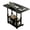 Black, variant on SUSUZI 23.5" Rolling Laptop Desk, Height Adjustable Mobile Laptop Table with 3-Tier Storage Shelves and Wheels,