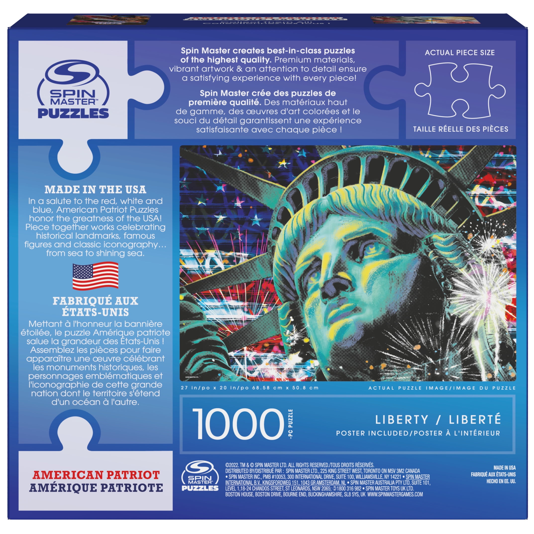 Spin Master, Liberty 1000pc Puzzle Walmart Exclusive