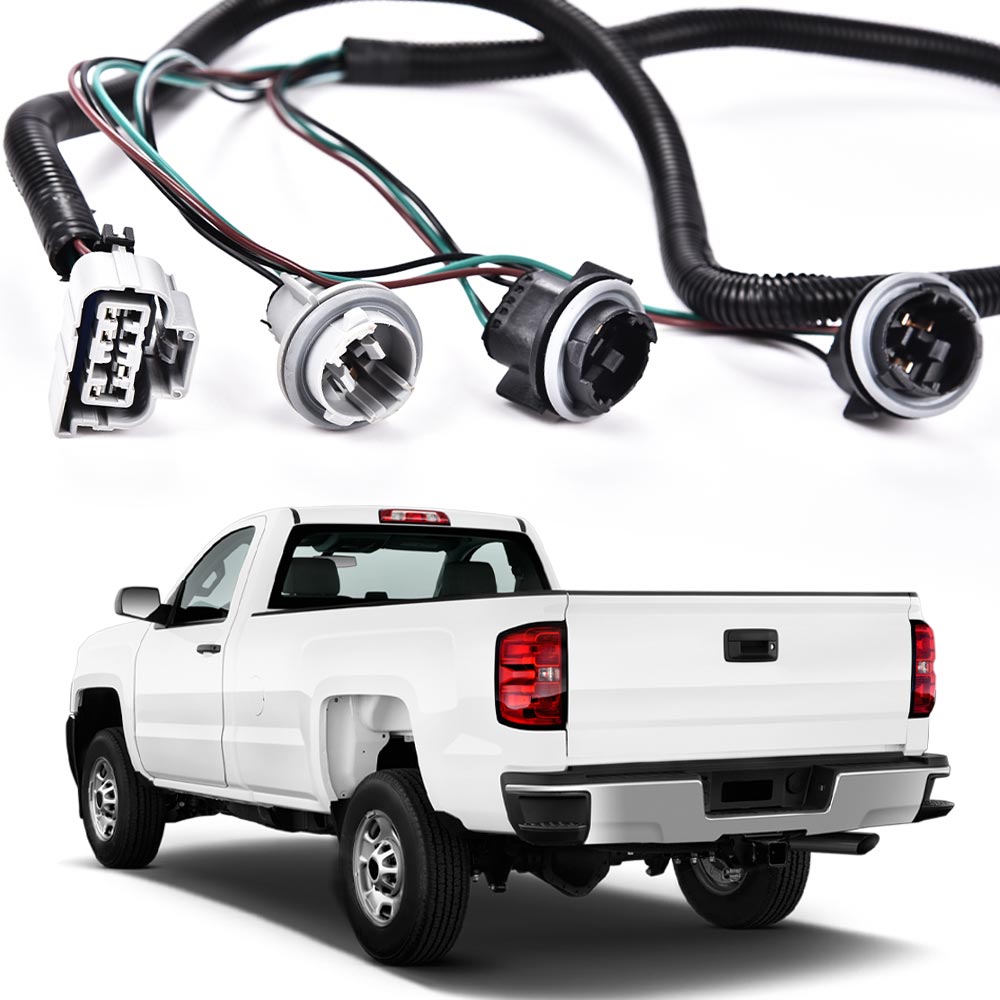 G-Plus Tail Light Lamp Wiring Harness LH Left Fit for Chevy Silverado  Pickup Truck
