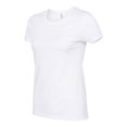 thumbnail image 2 of Missy 4.3 Oz, T-Shirt Coton Ringspun - Blanc - M, 2 of 3