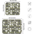 thumbnail image 3 of Dogs Green Dish Drying Mats, Reversible Coffee Mat, Microfiber Dish Drying Rack Mat for Kitchen Countertop Decor 18 x 24 Inches, 3 of 6
