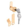 thumbnail image 2 of Defender Security U 9944 Cabinet Lock, 7/8", Brass, 2 of 3