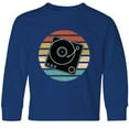 thumbnail image 3 of Inktastic Turn Table Record Player Retro Long Sleeve Youth T-Shirt, 3 of 5