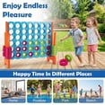 thumbnail image 3 of Redsmile 4 in A Row 4-to-Score Giant Jumbo Game Set for Family Party Holiday Multicolor - Outdoor Backyard Lawn Party Game for Kids Adults, 3 of 8