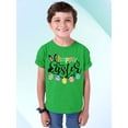 thumbnail image 2 of Happy Easter Egg Hunting Church Christian Event Group Youth T-shirt, Youth S, Green, 2 of 5