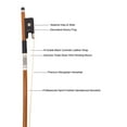 thumbnail image 5 of MI&VI CB-825 Professional Cello Bow 4/4 (Full Size) with Spline Head and Bow Case Included | Well Balanced | Perfect Weight | Mongolian Horse Hair - MIVI Music, 5 of 7