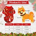 thumbnail image 3 of Louist Christmas Dog Shirt Vest Soft Breathable Pet Dog Clothes Xmas Holiday Dog Apparel Snowman Printed Puppy Shirts Elf Costume Puppy Outfits Pet Shirts for Dogs Cosplay(White Vest,XL), 3 of 13