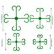thumbnail image 2 of Double Hook Folding Stand Gardening Green Robe Plastic Small Tool Set Of 4 Sizes, 2 of 5