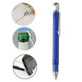 thumbnail image 4 of qifei Alloy Multifunction Gel Ink Pen Roller Ball metric imperial scales ruler level, 4 of 10