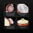 thumbnail image 4 of Stock Pot, Aluminum Alloy Ceramic Stew Soup Pot With Lid For Home, 4 of 8