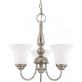 thumbnail image 2 of 60/1821-Nuvo Lighting-Dupont-Three Light Chandelier-16 Inches Wide by 16.25 Inches High     -Traditional Installation, 2 of 2
