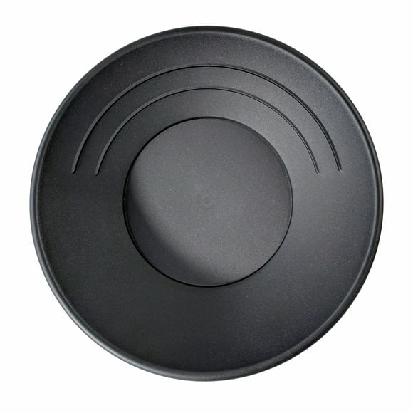 SE GP1001B 10” Black Plastic Gold Pan with Riffles