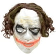 thumbnail image 2 of Batman Dark Knight Adult Joker 3/4 Vinyl Mask with Hair, 2 of 2