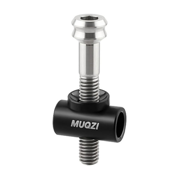 Titanium Alloy Bike Seatpost Screw, M5x30 Bolt Nut Washer Fixed Bolt Round Head Screw for Bicycle Seat Tube