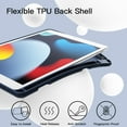 thumbnail image 2 of JETech Case for iPad 10.2 Inch 2021/2020/2019 (9th/8th/7th) Model with Pencil Holder, Slim Tablet Cover with Soft TPU Back, Auto Wake/Sleep (Navy), 2 of 8