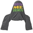 thumbnail image 2 of Mardi Gras Flash For Beads Funny Dark Heather Adult T-Shirt - Large, 2 of 2