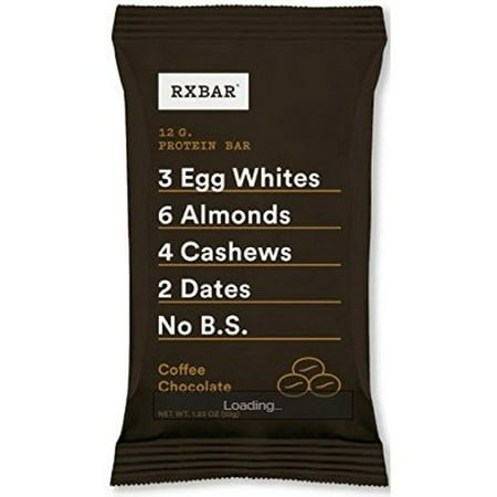 Rxbar Bar - Protéines - Chocolat Café - 1,83 oz - Caisse de 12
