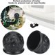 thumbnail image 4 of Paquete de 4 cubiertas de goma para bolas de enganche, tapas protectoras para bolas de enganche, negras, para coches, camiones, vehículos utilitarios, remolques, barcos, 4 of 5