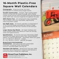 thumbnail image 6 of Vintage Tractors | 2026 12x24" (Hanging) Square Wall Calendar | Plastic-Free, 6 of 9