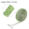thumbnail image 2 of Unique Bargains 3 Roll 0.3 Inch 3 Yards Self Adhesive Crystal Rhinestone Diamond Ribbon for Arts & Crafts Project Wedding Light Green, 2 of 5